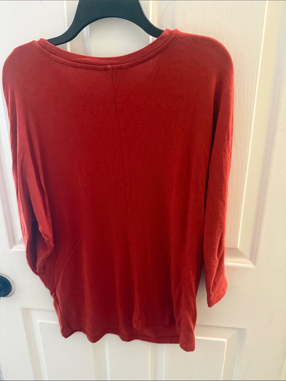 Banana Republic Brick Red Crewneck Top - Picture 4 of 4